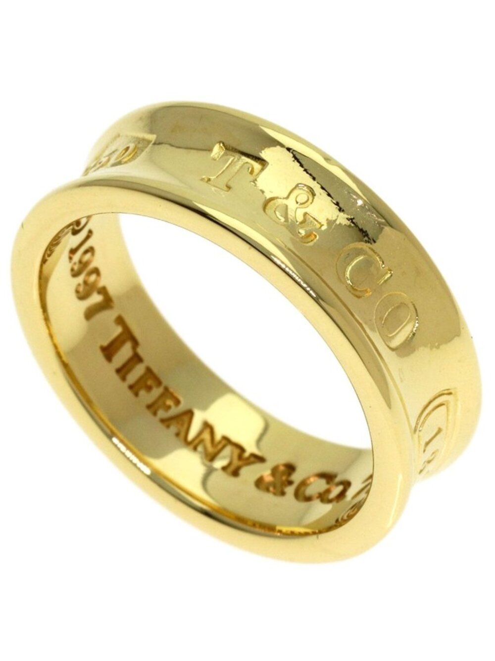 Tiffany & Co 1837 Ring 18k Yellow Gold